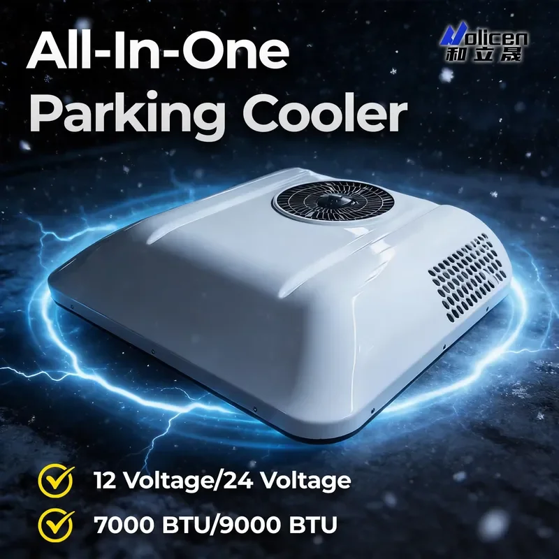 

Factory Direct New Holicen HLS-54B Self-Contained Roof Top AC 24V 1050W Truck Sleeper Air Conditioner for Trucks R134a