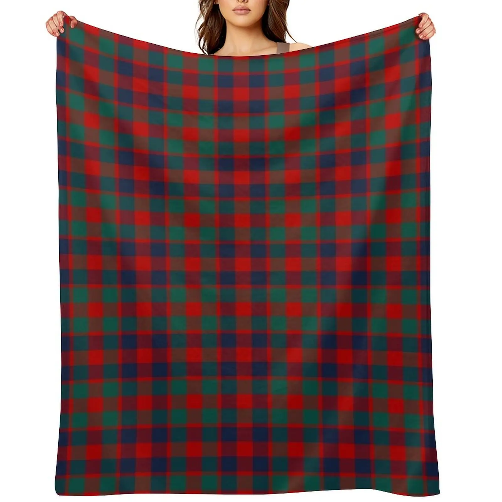McGowan Tartan Pattern Throw Blanket Winter beds Bed linens bed plaid Decoratives Blankets
