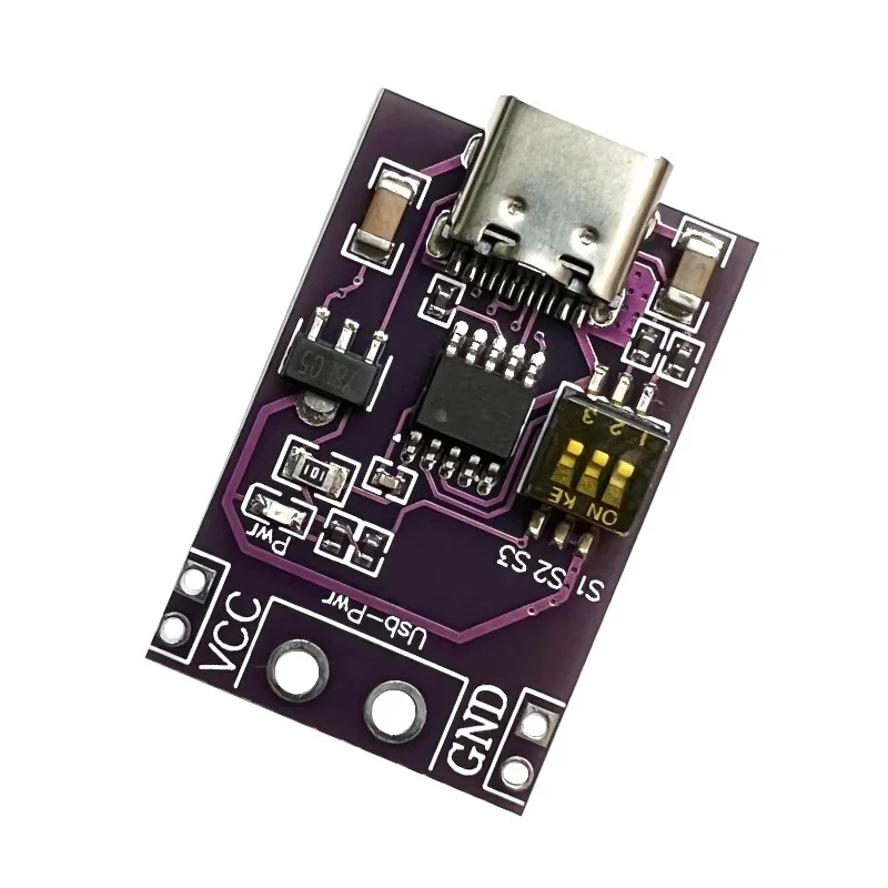 Type-C QC AFC PD2.0 PD3.0 to DC Spoof Scam Fast Charge Trigger Polling Detector USB-PD Notebook Power Supply Change