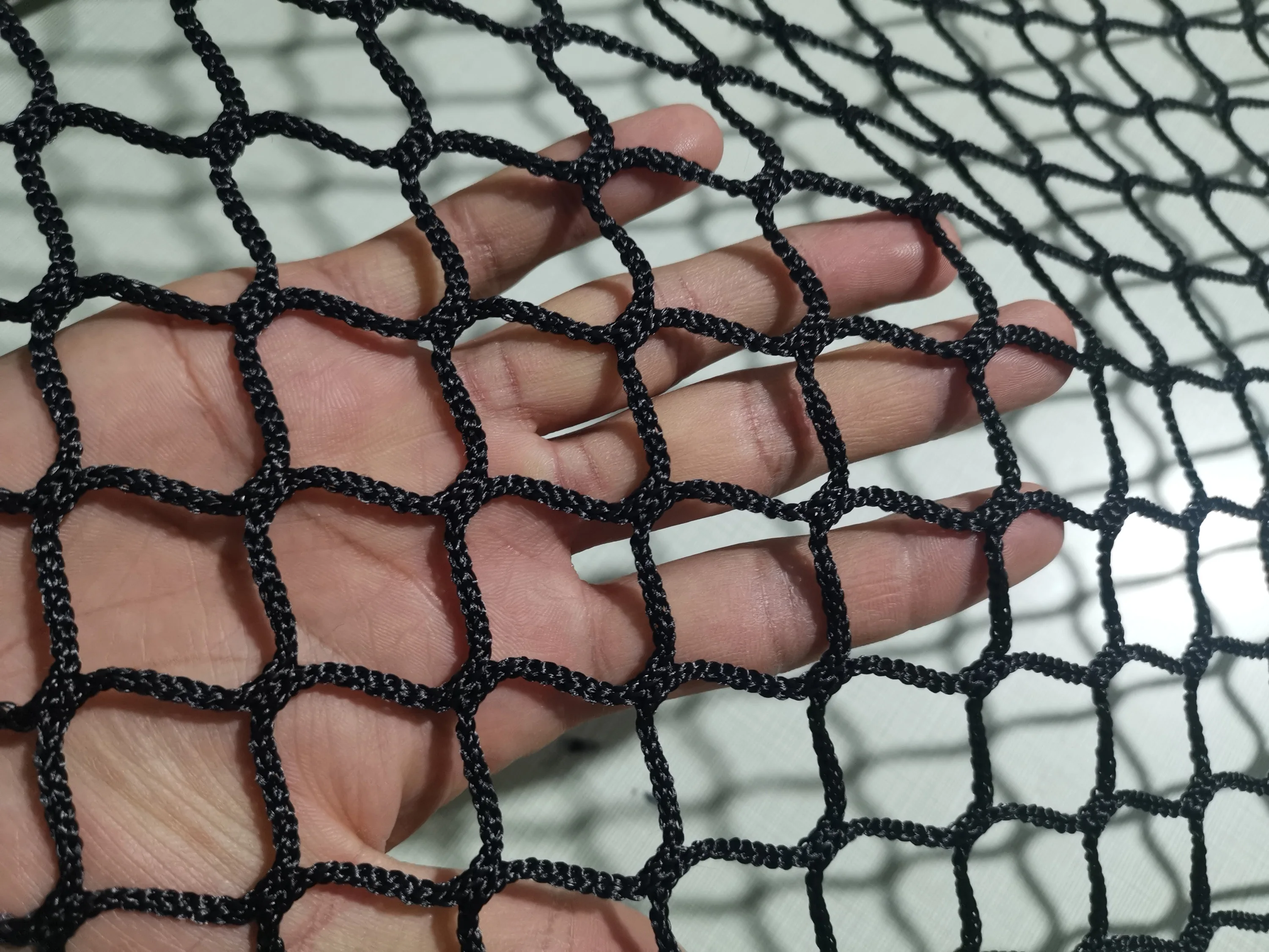 Knotless Soccer Backstop Net -Sports Practice Barrier Net, Golf Ball Hitting Netting, Garden Net Balcony Protection Safe Net