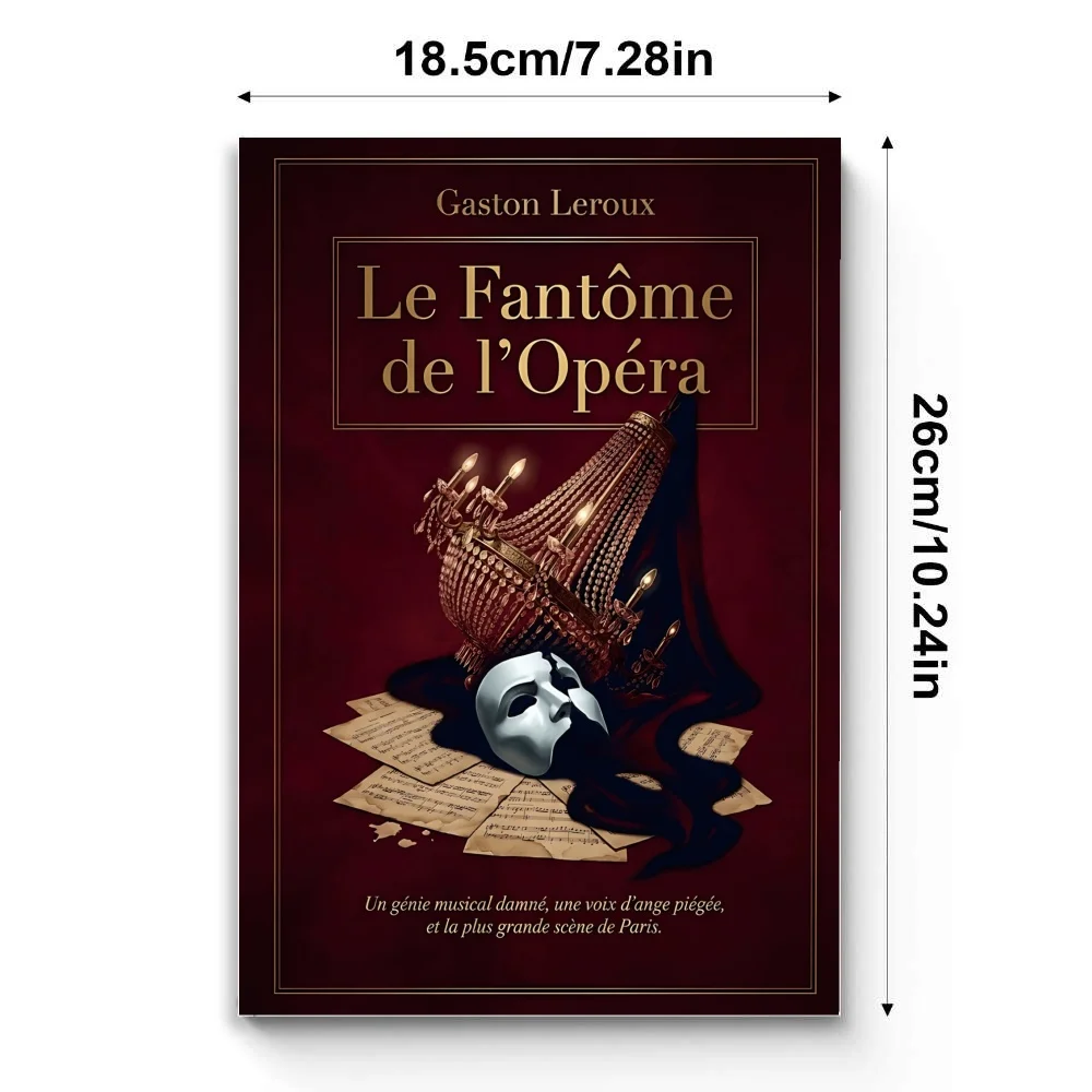 The Phantom of the Opera (French Edition) by Gaston Leroux — Unabridged Original French Text, Classic Gothic Mystery Romance