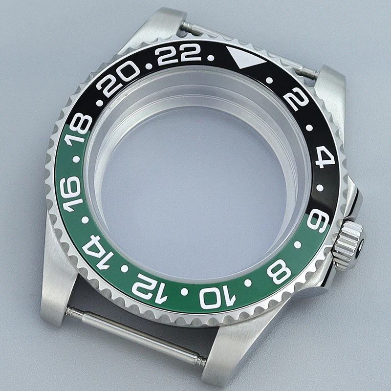 40mm NH35 Case Sapphire Glass for SUB/GMT Watch Case NH35 NH36 NH34 Miyota 8215 DG2813 3804 ETA 2824 PT5000 Movements 316L Steel