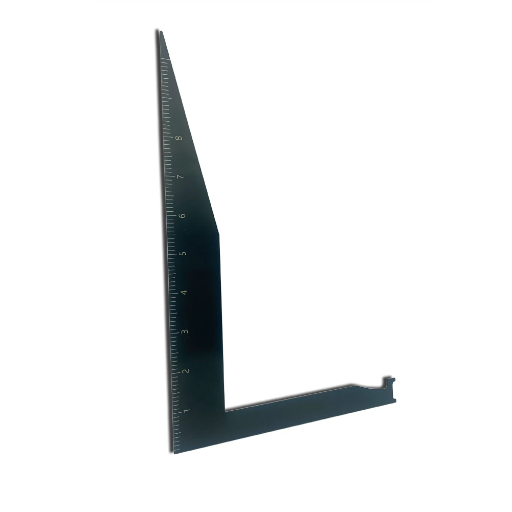 L-shaped straightedge tool, Leverage Tool with 10-inch scale