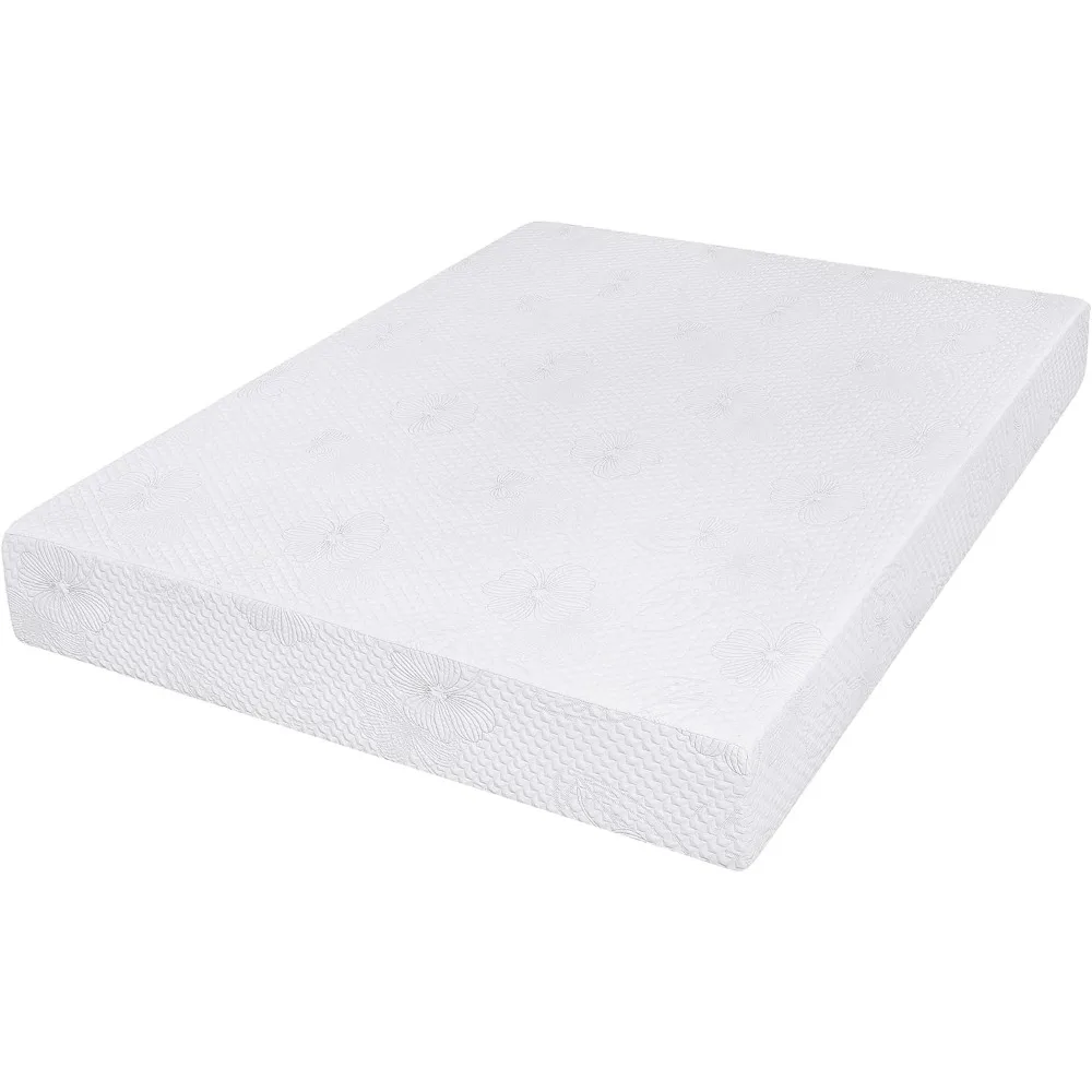 Twin Mattress, 8 Inch Gel Memory Foam Mattress, Gel Infused for Comfort and Pressure Relief, CertiPUR-US Certified