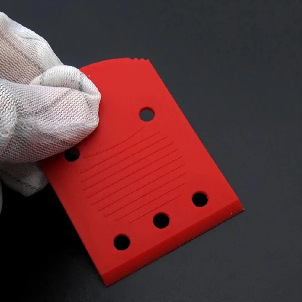 Strumento per la pulizia dello sgommatura a tre fori strumento per la rimozione della colla con staffa a lama bifacciale in plastica multiuso