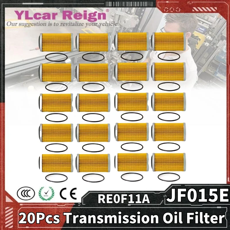 RE0F11A JF015E 20Pcs Auto Transmission Oil Filter 31726-3JX0A For Nissan Altima Maxima Versa Sentra For Infiniti JX35 QX50 QX60