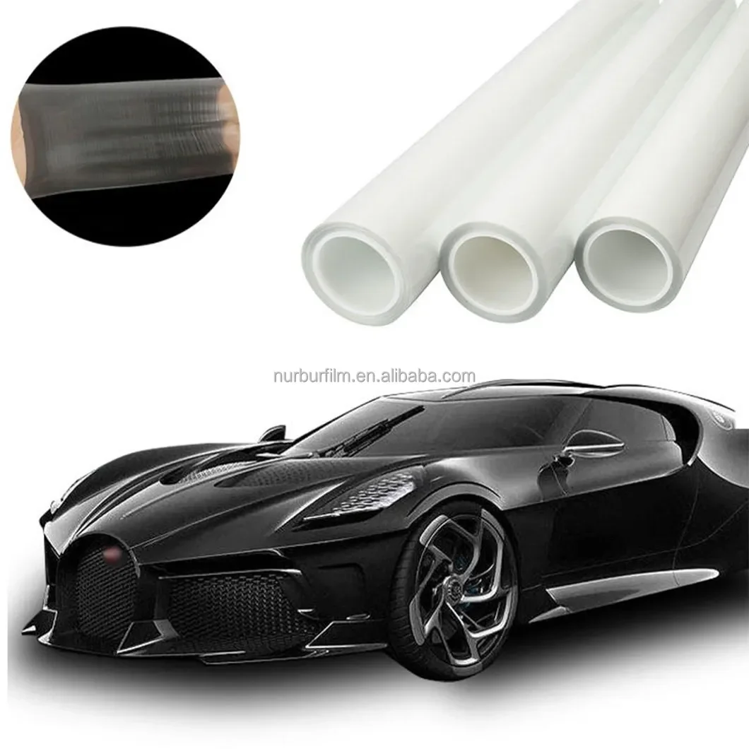 Nurburfilm OEM/ODM TPU High Extensibility Transparent Anti Scratch Protective Film for Car