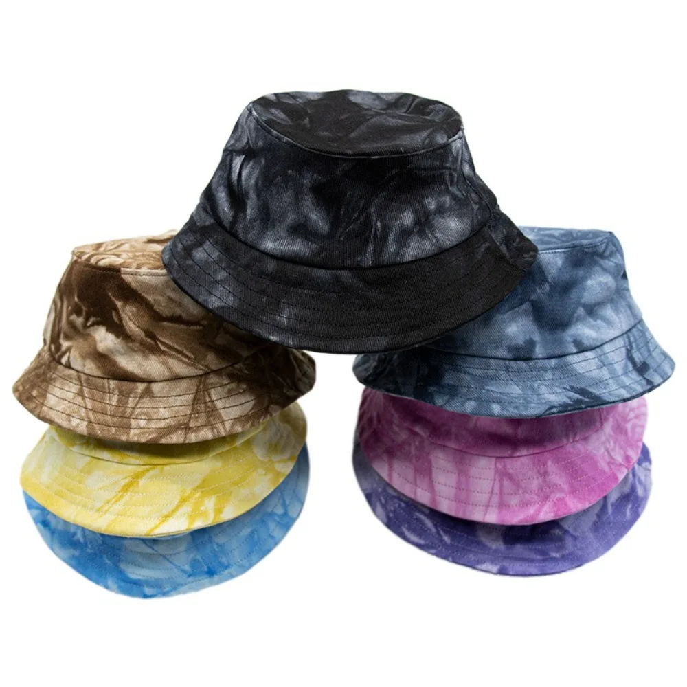 

10 /20cm Gradient Cotton Doll Colourful Fisherman's Hat Cute Gradient Tie-Dye Mini Panama Hat Mini Cotton Doll Hat