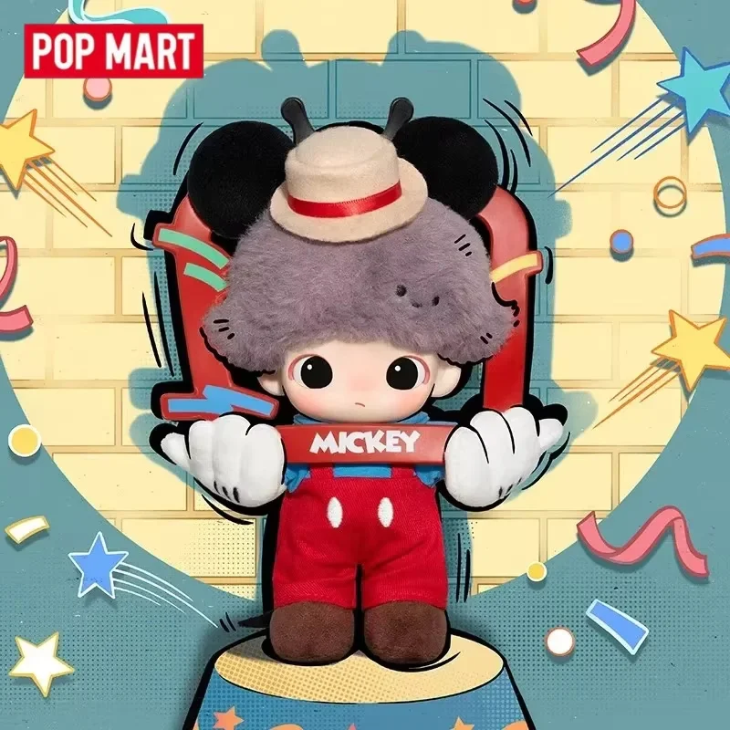 

POP MART DIMOO WORLD x DISNEY Series-Vinyl Plush Keychain Blind Box Cute Guess Bag Toys Surprise Anime Figure Desktop Decoration