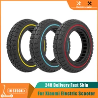 Neumático sólido de 10 pulgadas para patinete eléctrico Xiaomi M365 Pro Pro2 1S, neumático de rueda de amortiguación sin cámara de goma duradera de 10x2,0