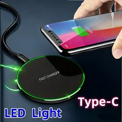 40W Wireless Charger For iPhone 17- 11 Pro XS Max Mini  XR Induction Fast Wireless Charging Pad For Samsung S25  Xiaomi Huawei