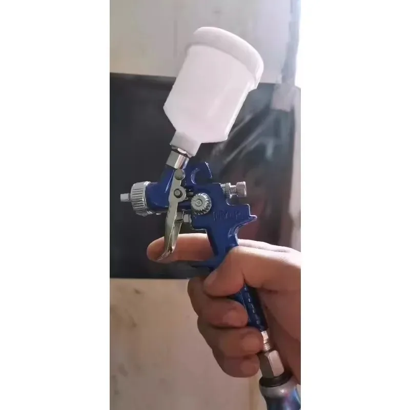 Nice Mini Pistola De Pintura HVLP Profesional, Aerógrafo Para Pintar, Herramienta Neumática, H-2000 De Boquilla De 0,5 mm/0,8 mm/1