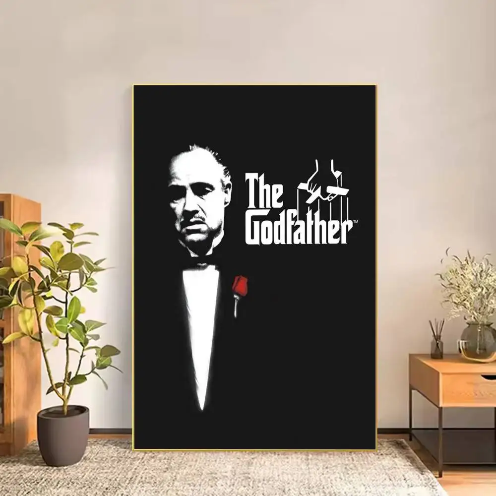 Movie The Godfather Poster Versatile HD Waterproof Wall Art Self-Adhesive Decor for Any Space Ideal Gift