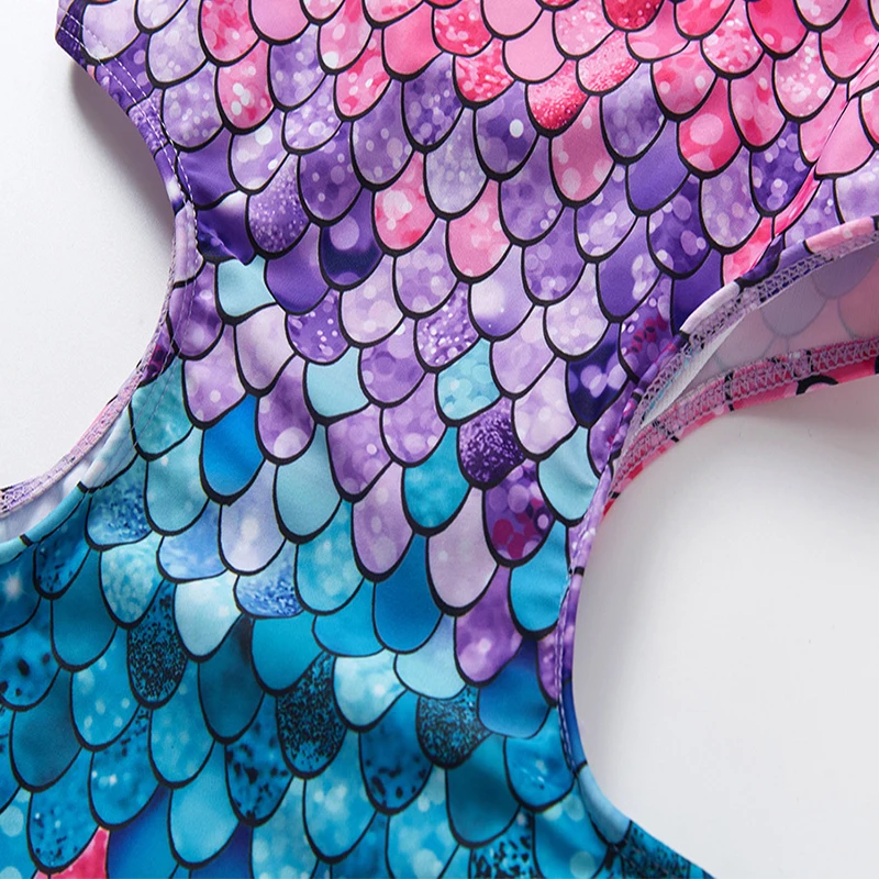 قطعة واحدة ملابس السباحة للفتيات من سن 3 إلى 12 سنة ، ملابس الشاطئ ، وصول جديد #5