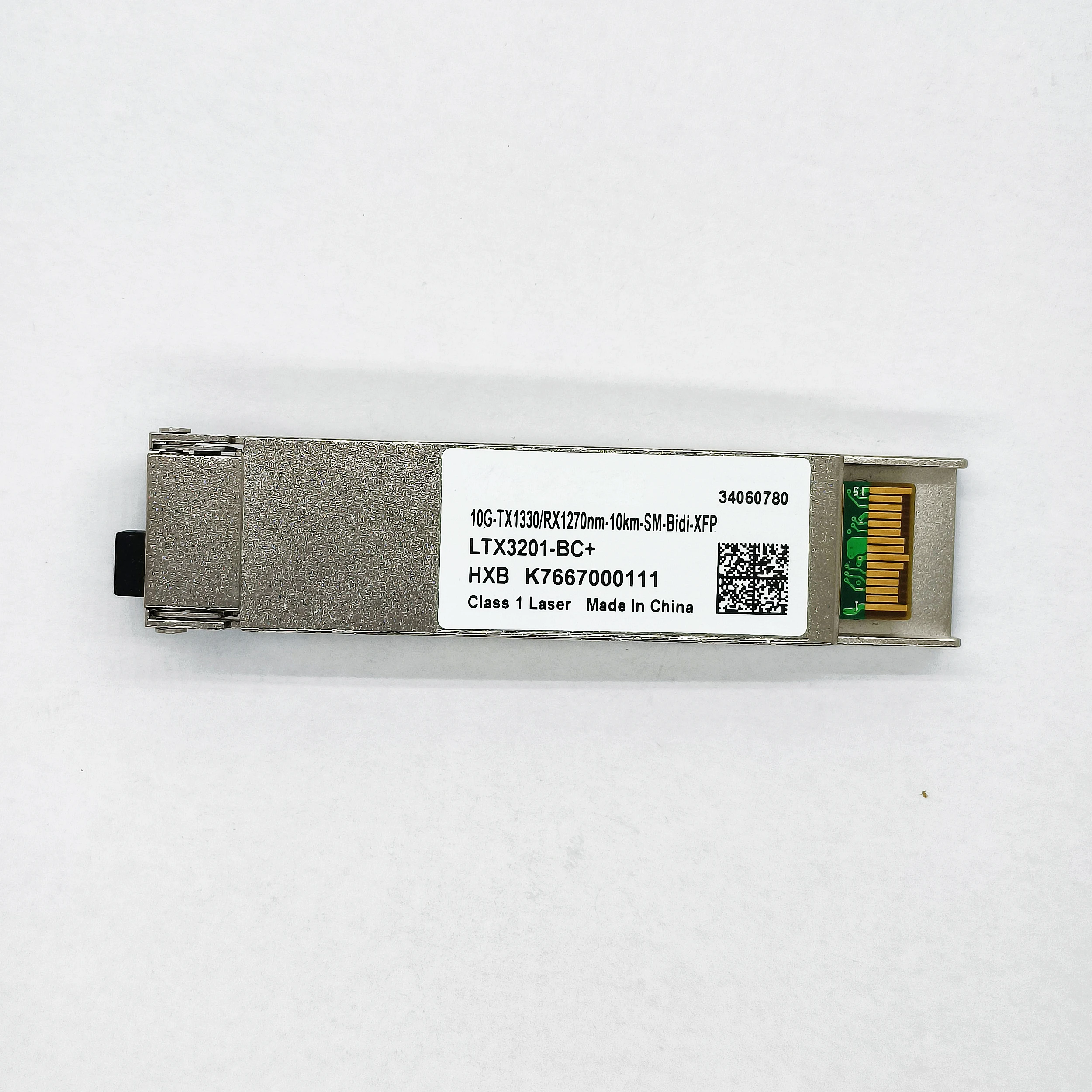 Genuine For Huawei 34060780 OSX010B00 10G TX1330/RX1270nm 10km SMF BiDi XFP LTX3201-BC+ Refurbished Transceiver Optical Module