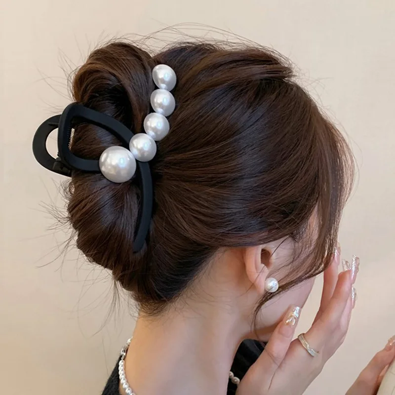 11.5cm Женская кросс - заколка заколка, жемчуг, шпилька, шпилька, шпилька, шпилька, шпилька, модный головной убор