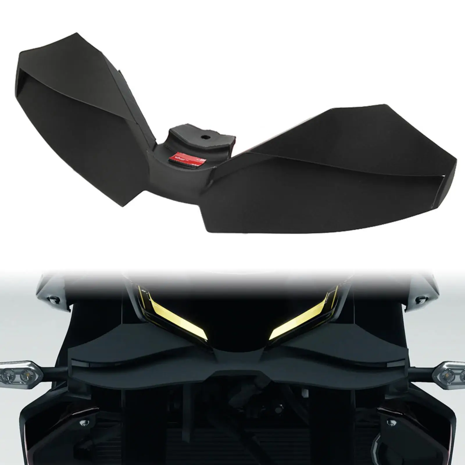 

Motorcycle Front Fairing Wind Shield Aerodynamic Spoiler Wing Modification Repair Part for Yamaha MT09 SP 2024 2025