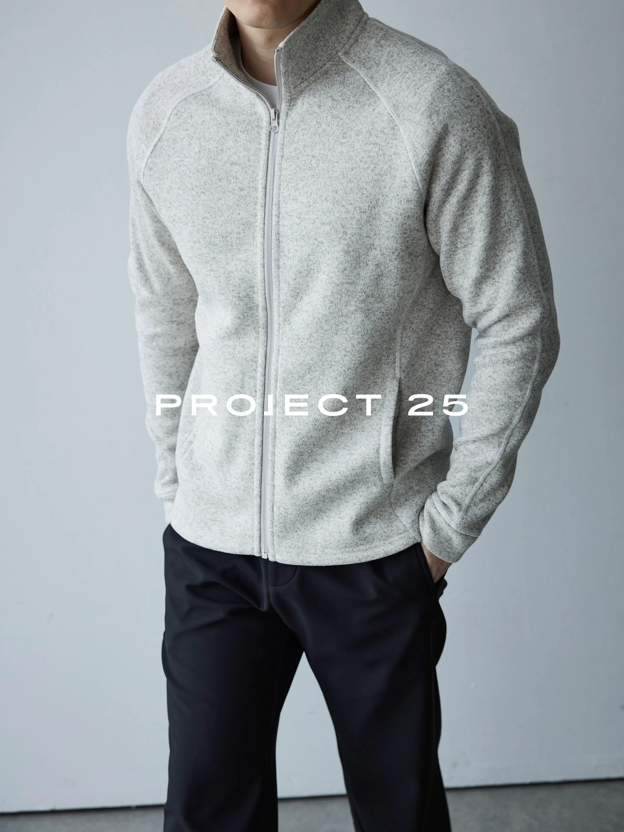 PROJECT 25 Men Thermal Fleece Lined Jacket Heat Retention Warm Winter Coat Outdoor Commute Mid Layer Outerwear
