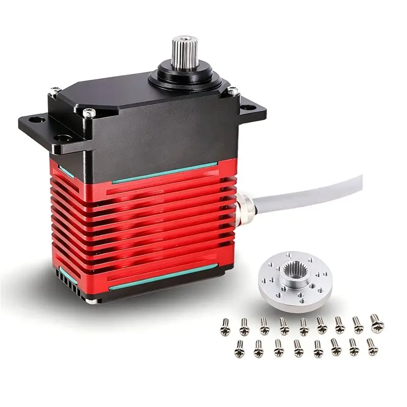 

【SURPRISE】High-Speed 24V IP67 Digital Servo Motor Brushless Large Torque Full Metal 150Kg DES150-24V For Airplane Robotic Arm