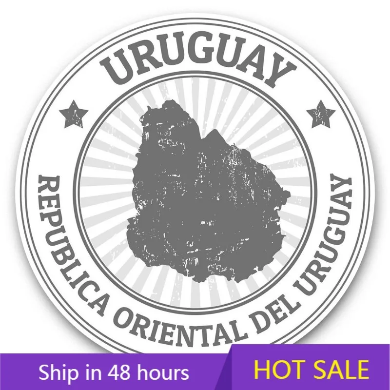 

Uruguay Map Travel Tourist Souvenir Scratch Exterior Decal Custom Decals Waterproof Suv Window Pvc