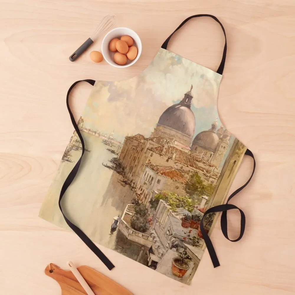 

Over a Balcony, View of the Grand Canal, Venice Apron Things For Home And Kitchen Women Kitchen Apron