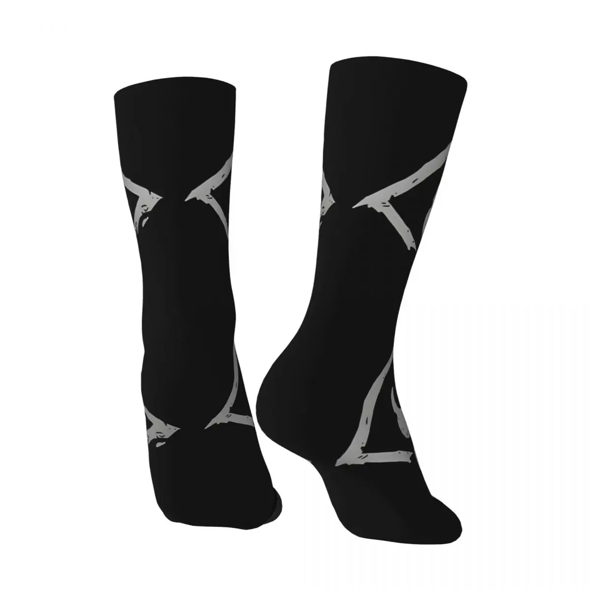 Hip Hop Vintage D4 Druid Crazy Men's compression Socks Unisex Diablo IV Role Playing Game Street Style Seamless Crew Sock