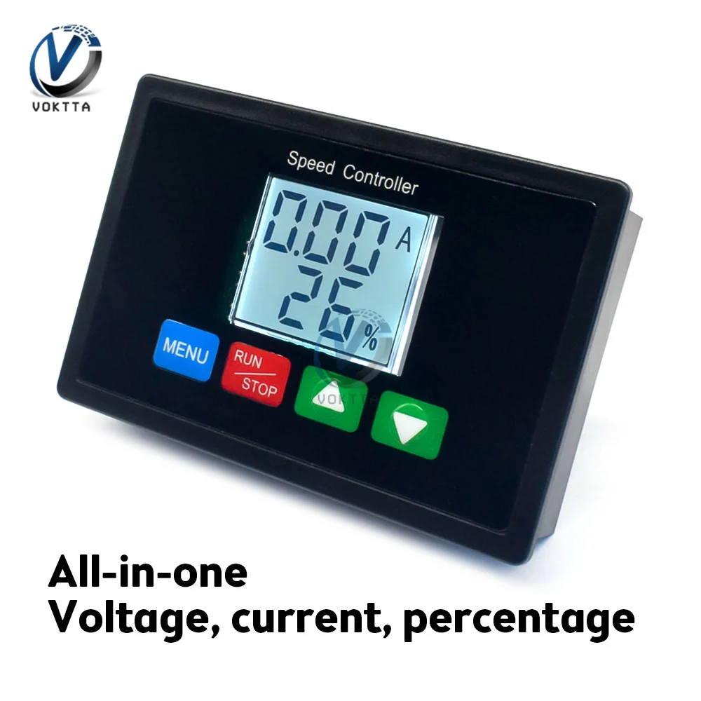 Imagem -05 - Lcd Smart Digital Display Controle Remoto sem Fio Pwm dc Motor Velocidade Controller Ajustável 1055v 60a 12v 24v 36v 48v 0100