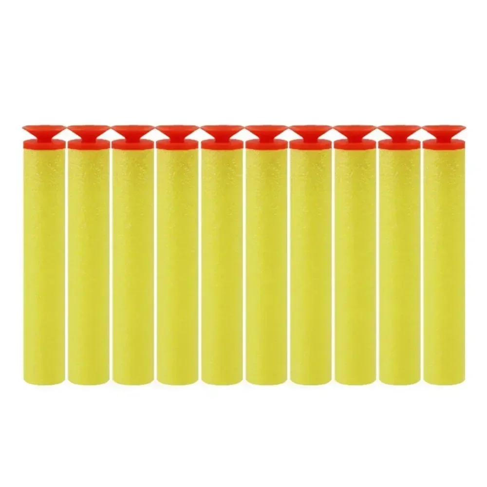 Geel Sucker Head Kogels 7.2 cm Voor N-strike Elite Serie Blasters Schuim EVA Refill Darts Kinderen Speelgoed Guns accessoires