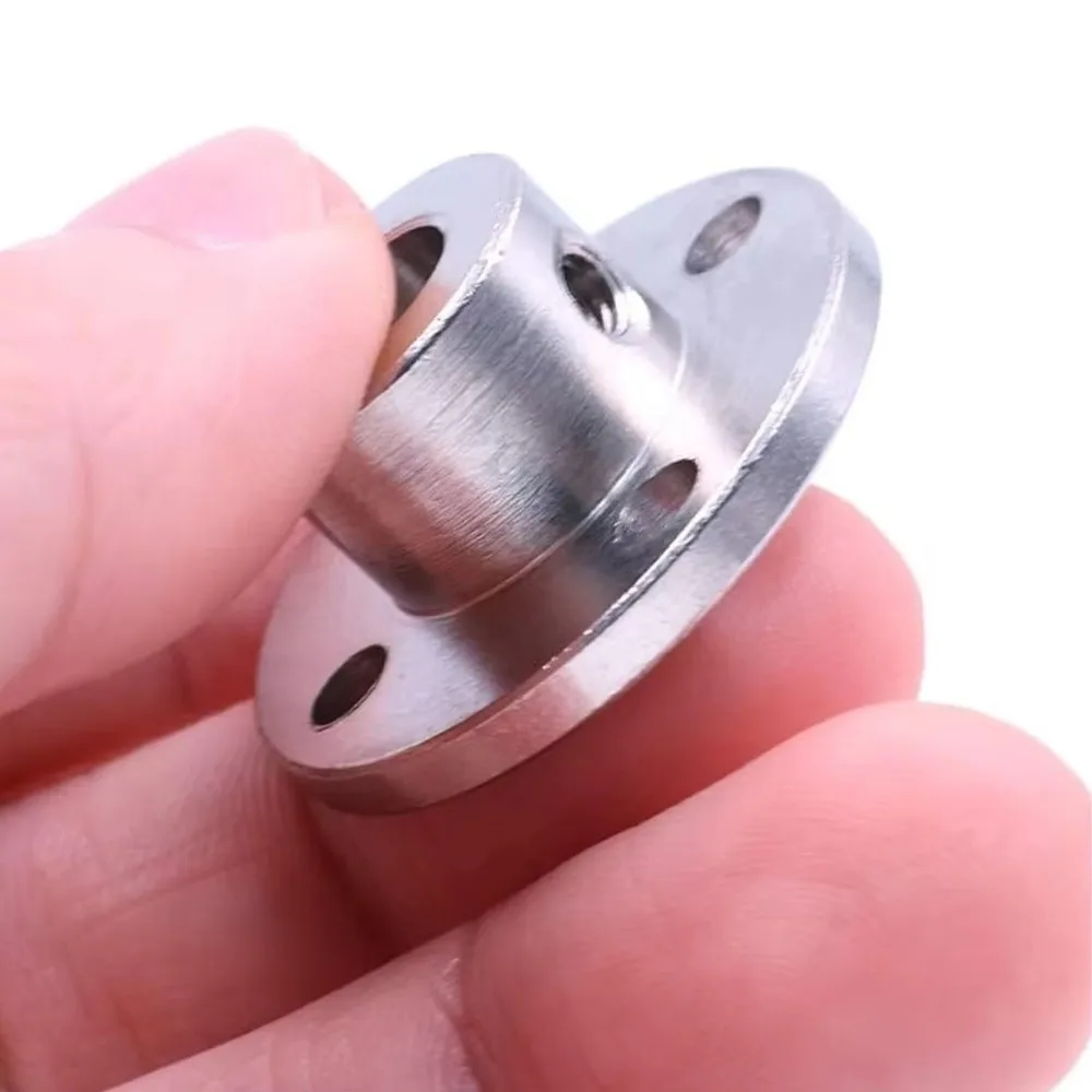 3mm To 12mm Bore Flange Coupling Multi-Size Fit Metal Construction Rigid Coupling Bracket Mount Coupler Connector Motor Driver