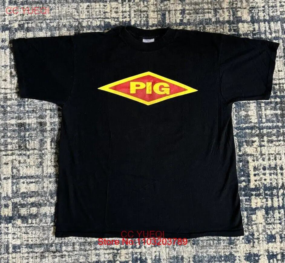 Vintage 1997 PIG Band Prime Evil T Shirt XL Raymond Watts KMFDM Industrial Metal