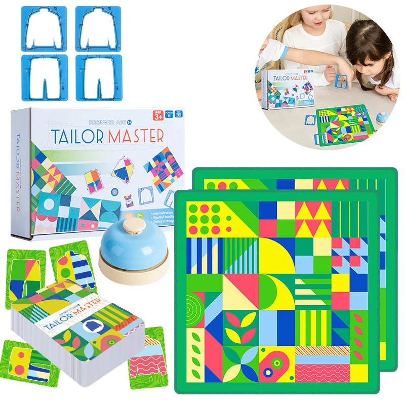 

Tailor Master Matching Game, Tailor Master Game Matching Clothing Game Puzzle Game, Family Board Game For Kids And Adults