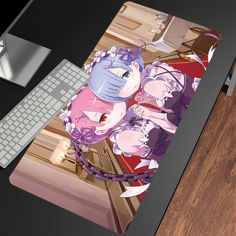 

Re Zero Gaming Mousepads Desk Rug Gamer Mousepad Large Mouse Mat Desk Pads Keyboard Mats Design Mouse Pad