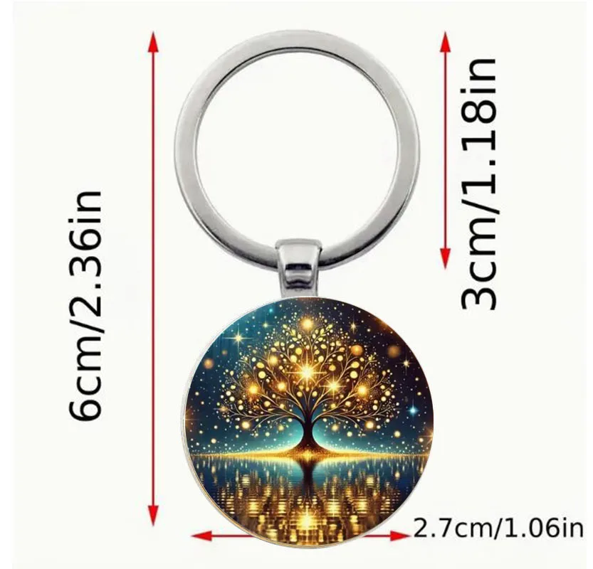

Retro Tree of Life Keychain, unisex and fashionable, suitable for bags/car keys - perfect Christmas, birthday, anniversary gift