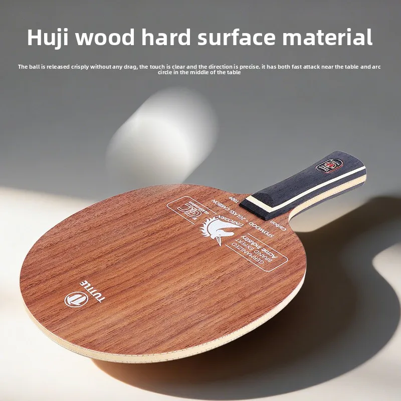 TUTTLE Unicorn T009 Table Tennis Paddle GLC5 Wood 2 Carbon Walnut Fiberglass Carbon Bottom Plate