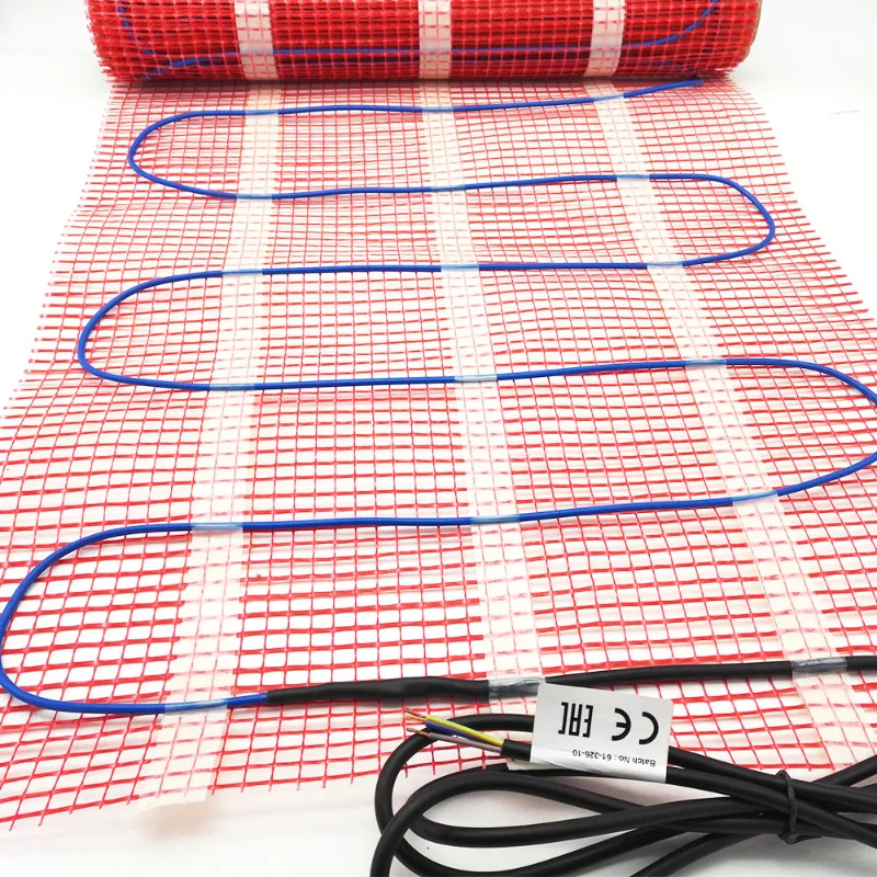 

Electrical Radiant Floor Warming Up Underfloor Heating Mats With Thermostat 5 square meter