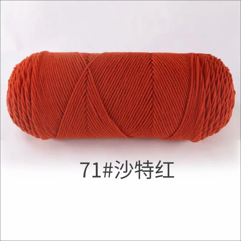 1Pc 200g melk Katoenen garen voor hand breien Acryl Gehaakte Draad gebreide Truien Sjaals lijnen Haken tas deken amigurum