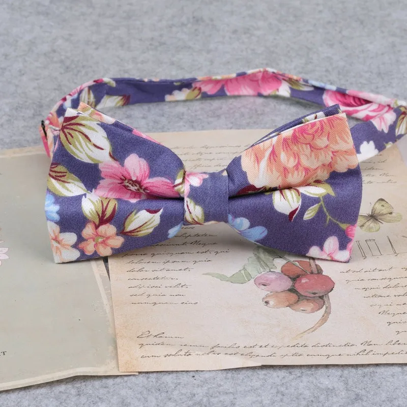 Marke Neue Männer Mode Retro Blume Drucken Bogen Krawatten Für Mann Casual Schule Jungen Katzen Muster Neck Tragen Bowtie Zubehör schmetterling – Detail 27