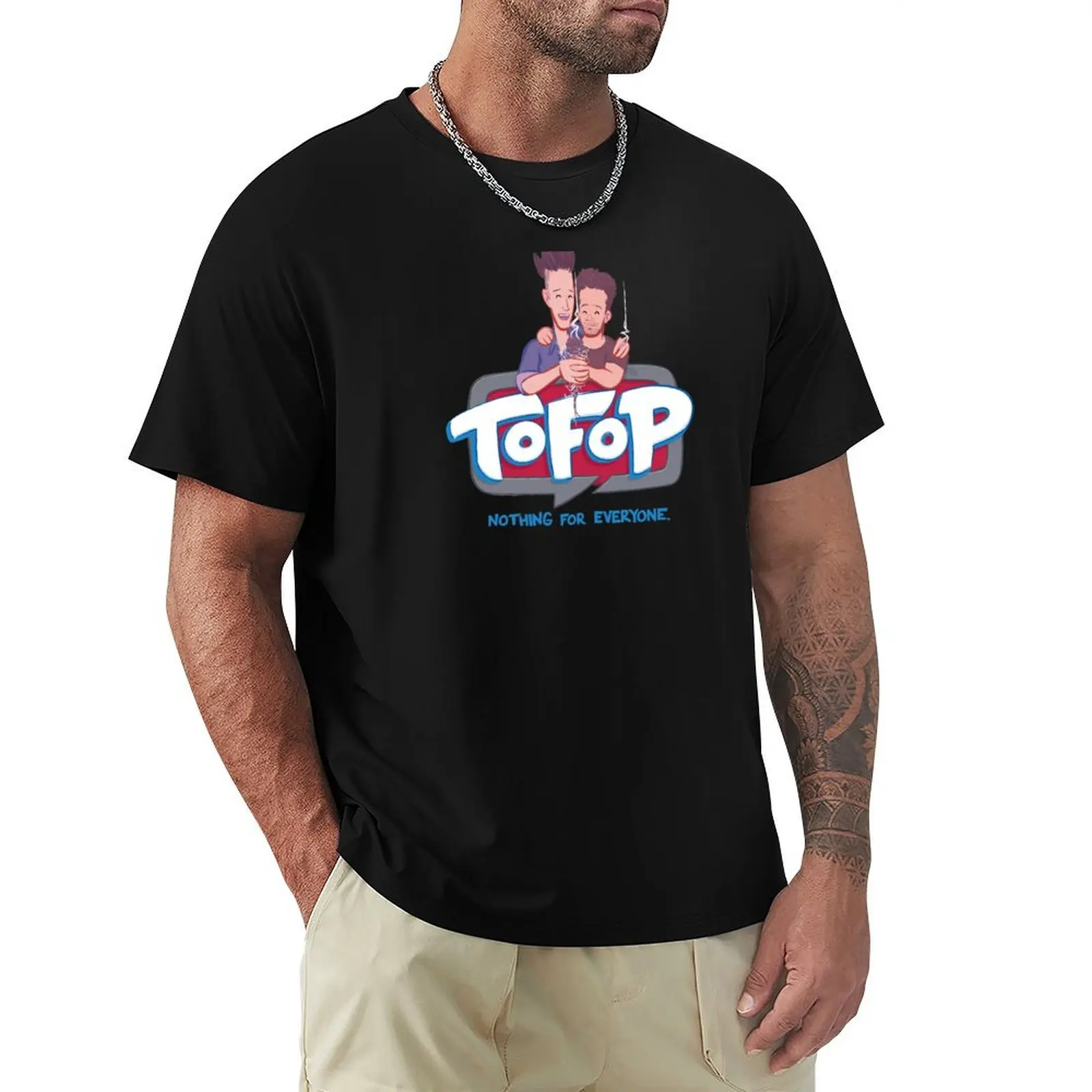 TOFOP- Toon Logo T-Shirt plus sizes sublime custom shirt t shirts for men