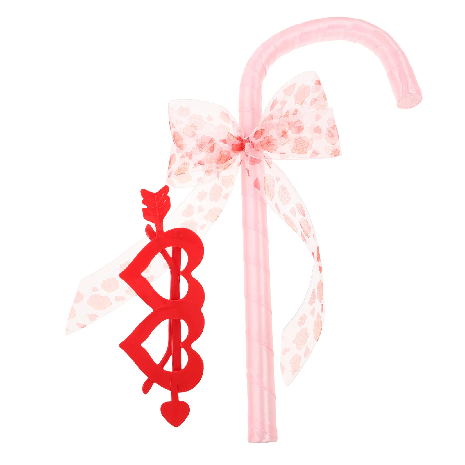 

1 set Butterfly Knot Cane Cosplay Prop Heart Shaped Glasses Halloween Valentine Party Accessories Candy Cane Dance Props Role