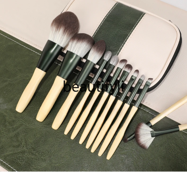 

Professional makeup brush set Super soft hair genuine full set of brushes eyeshadow makeup tools man-made fiber