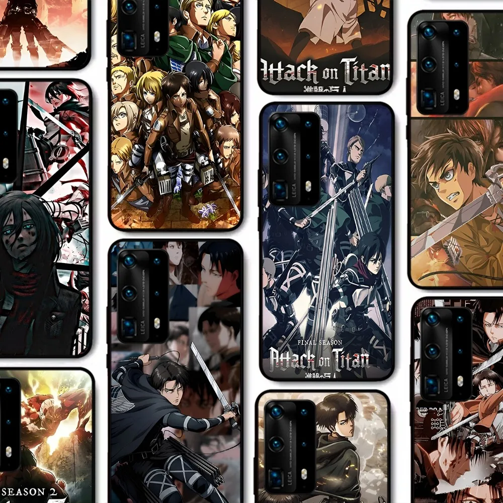 Anime L-LEVI A-ACKERMAN Phone Case For Huawei P 8 9 10 20 30 40 50 Pro Lite Psmart Honor 10 lite 70 Mate 20lite