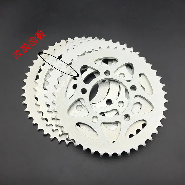 Motorcycle 42T 44T 43T 46T Rear Sprocket Kit Steel Aluminum Composite For Benelli BJ600 BJ600GS-A BN600 TNT600 TRK502C TNT300