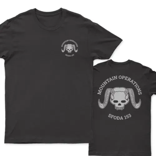 Special Forces Group (Airborne) 1st SFG (A) ODA 153 Mountain Team T-Shirt 100% Cotton O-Neck Short Sleeve Casual Mens T-shirt