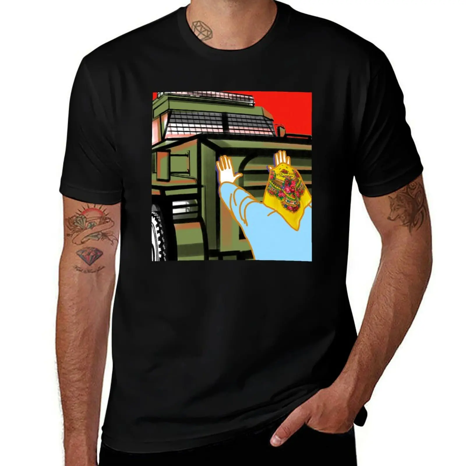 Neighbor, stop! - all proceeds donated T-Shirt Christmas Casual Short Sleeve Top T-Shirt