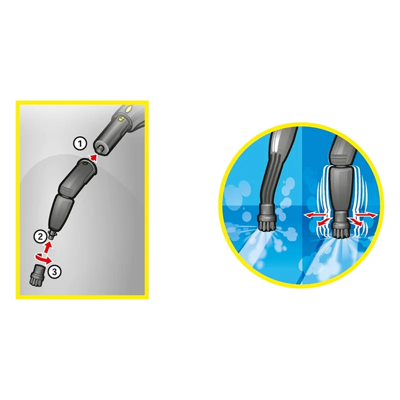 ل Karcher SC1 SC2 SC3 SC4 SC5 SC7 فوهة توربينات البخار H عدة ملحقات منظف البخار 28631590-A58E
