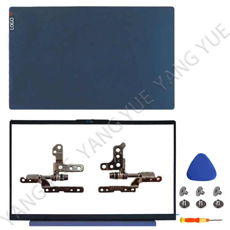 Imagem -02 - para Lenovo Ideapad 15iil05 15are05 15itl05 Ideapad 515 2023 2023 Lcd Capa Traseira Azul Superior Inferior Tampa Traseira Replac Novo Case