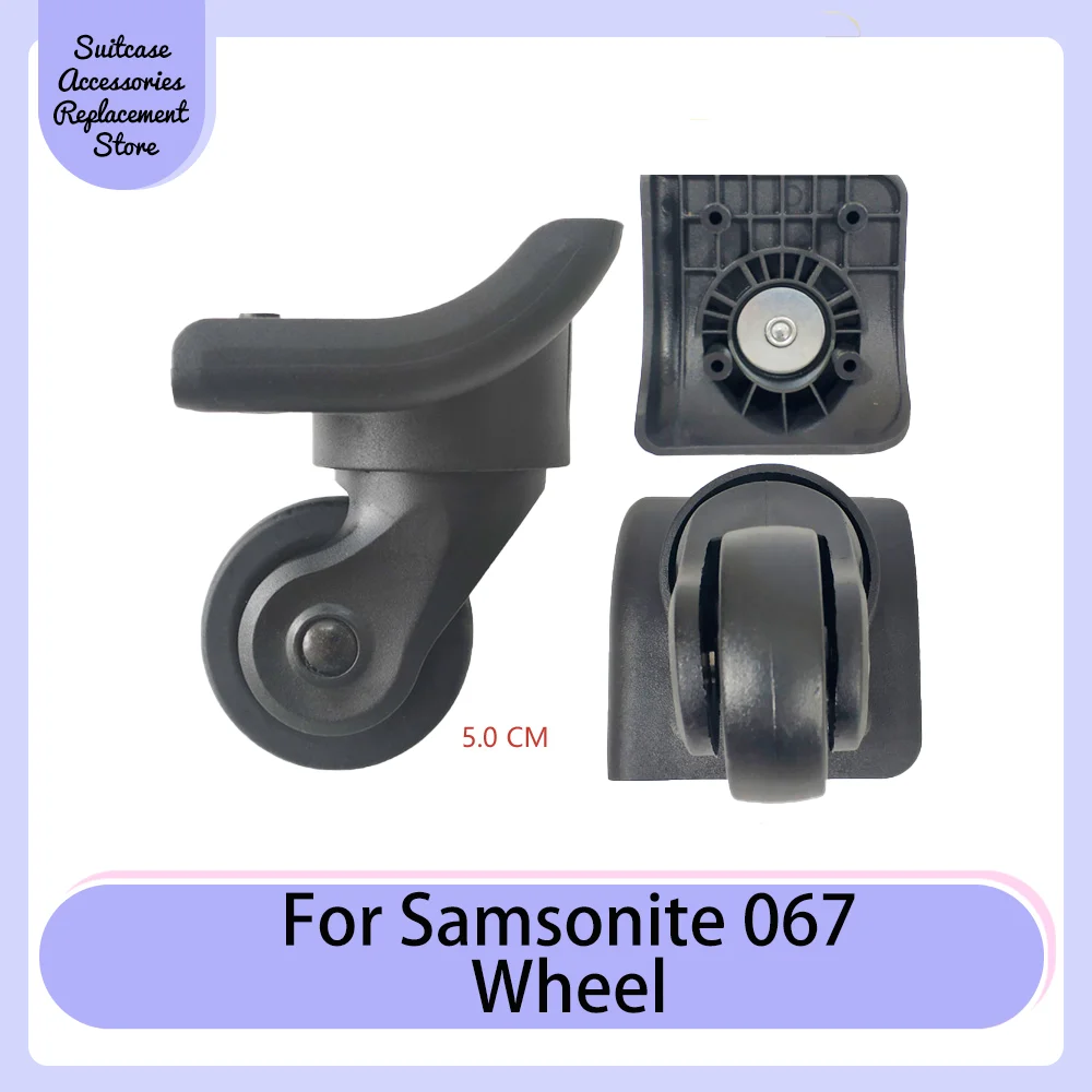 For Samsonite 067 Universal Wheel Replacement Suitcase Rotating Smooth Silent Shock Absorbing Wheels Travel Accessories Wheels