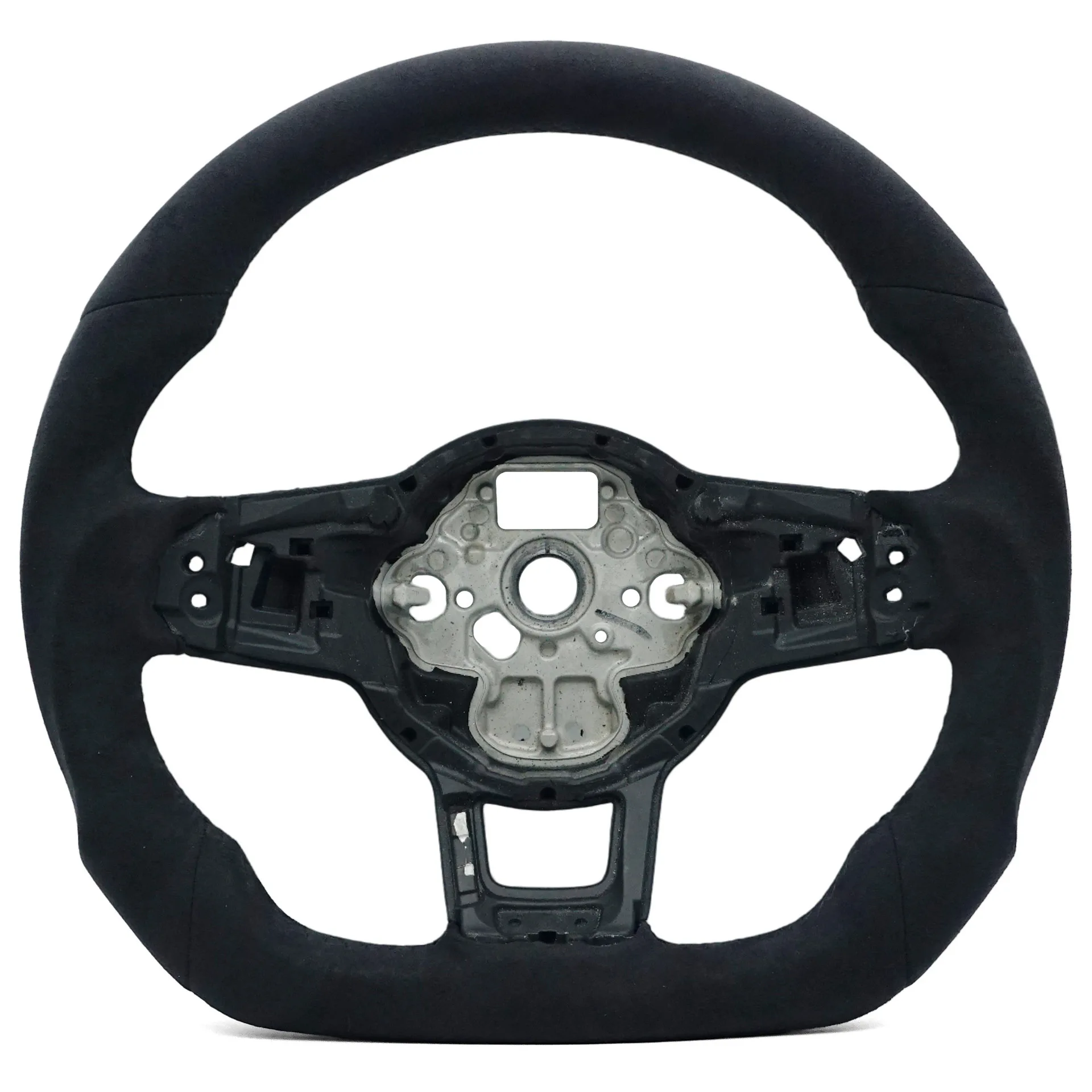 Suitable for Golf 7 GTI Sports RLINE Full Flip Black Line Steering Wheel with Styling Bottom