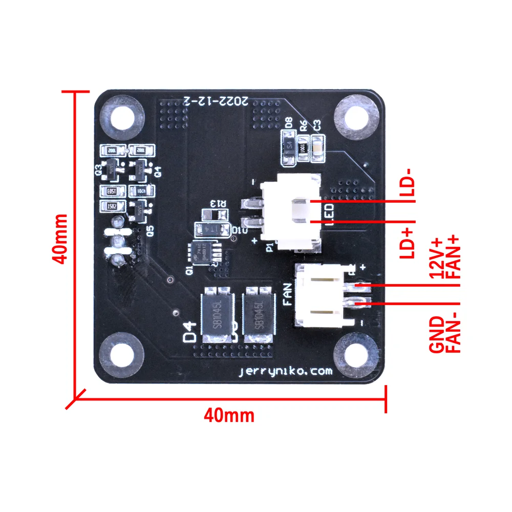 Imagem -02 - Blue Laser Driver Board para Cnc Gravação e Corte Módulo Cabeça Placa Adaptadora 12v 40w 5w 5500mw 6w