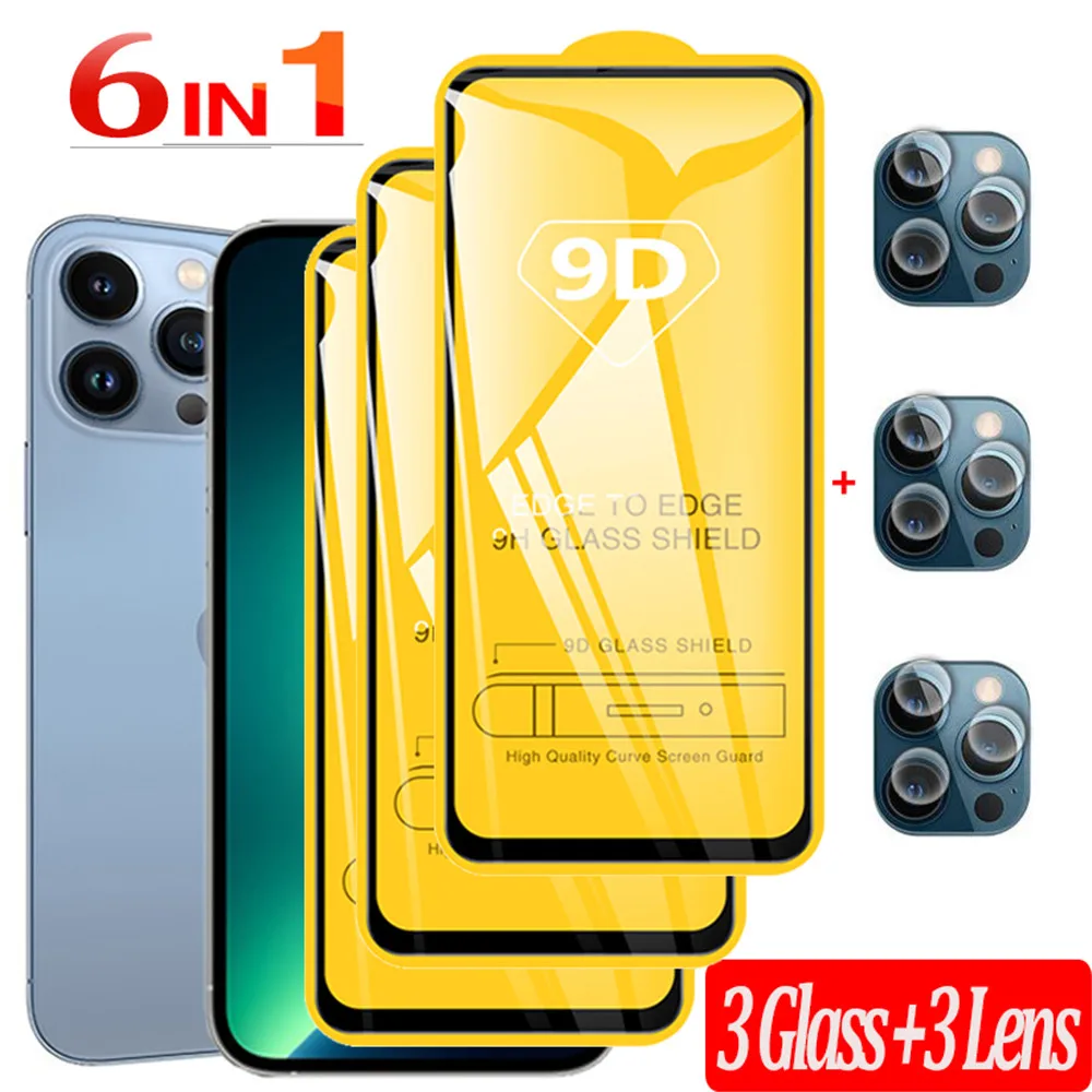 Glass Film For Iphone 15 14 13 Pro Max 9D Glass, iphone 15 Glass For Iphone 14 Pro Max Tempered Glass Apple Iphone 14 13 11 12 15 Pro Protective Glass Film Iphone 13 12 Screen Protector Iphone15 Pro Max Glass